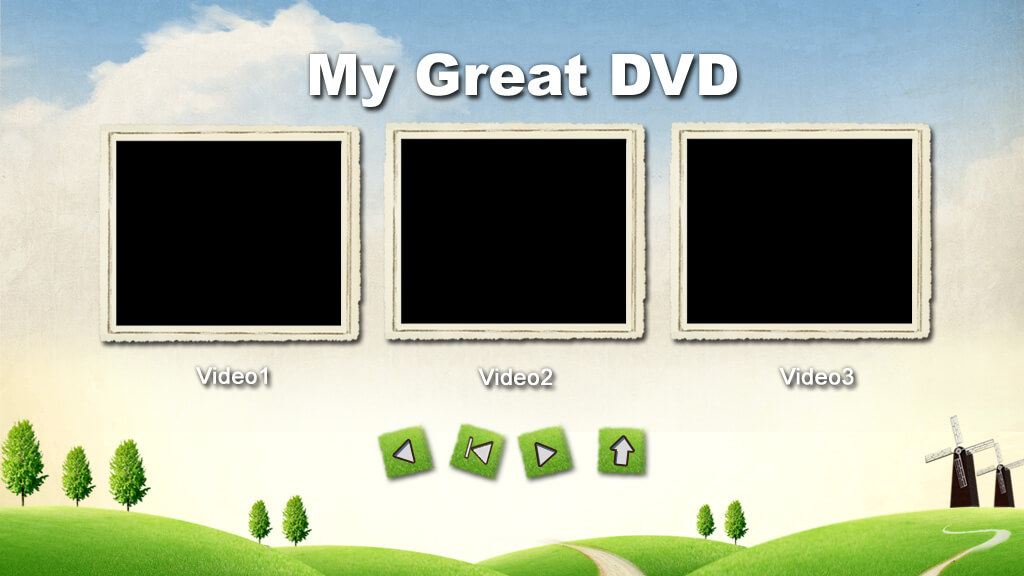 wondershare dvd creator menu