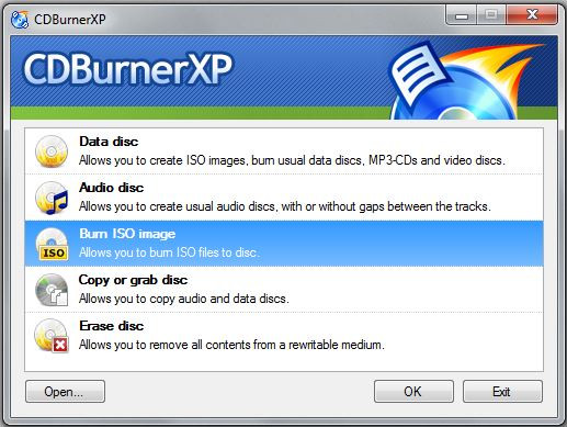 free iso burner crashes while burning