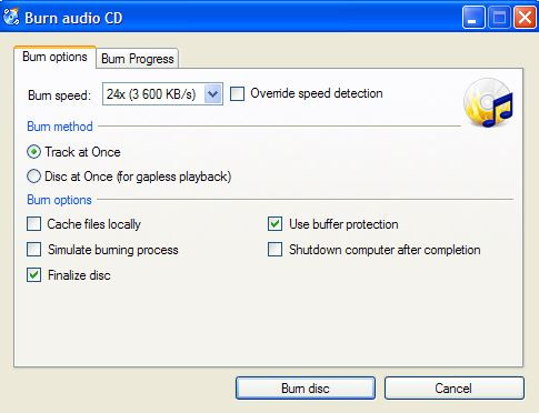 Best CD Burning Software for PC - CDBurnerXP