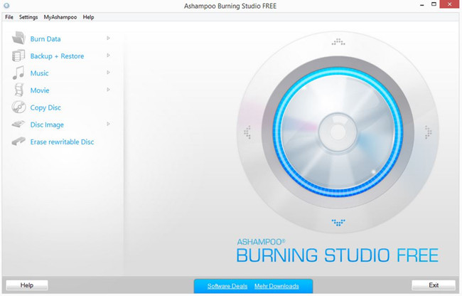 Best CD Writer Software for Windows 7 - Ashampoo Burning Studio