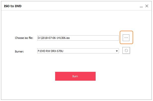 Best ISO CD Burners - Choose ISO File from Computer