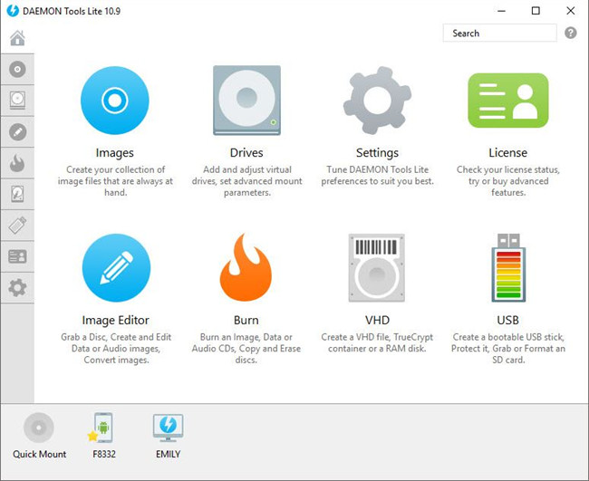 Best Virtual CD Burner Programs - DAEMON Tools Lite