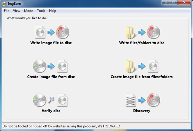 Best Virtual CD Burner Programs - ImgBurn