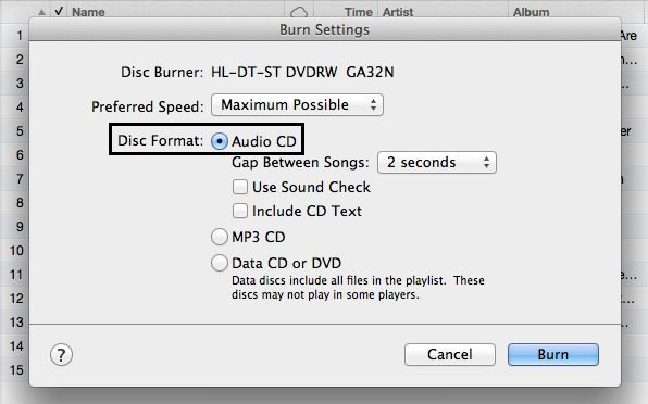 Best Virtual CD Burner Programs - Burning Settings