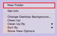 How to Burn AIFF to CD - Create a Folder