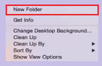 How to Burn Apple Music to CD - Create a New Folder