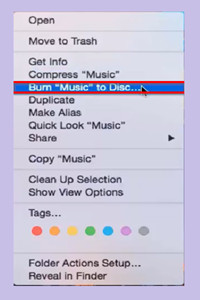 How to Burn FLAC to CD - Select Your New Folder