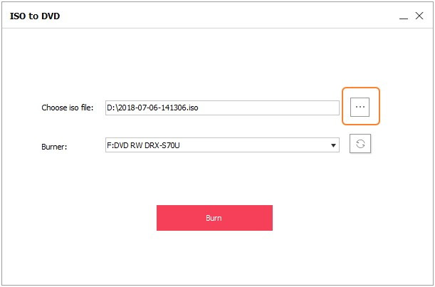 How to Burn ISO to CD - Browse ISO Files