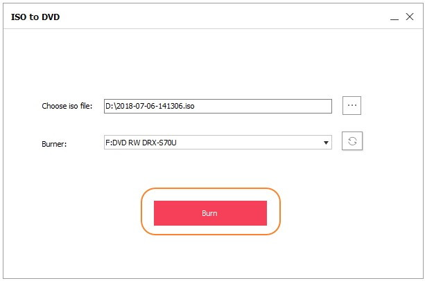 How to Burn ISO to CD - Start Burning ISO to CD