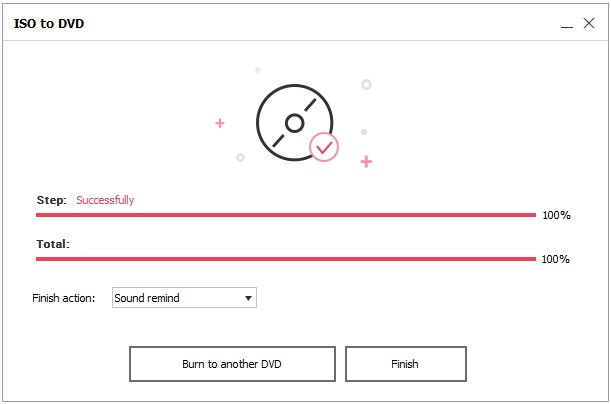 How to Burn ISO to CD - Wait fot the Burning Process Finish