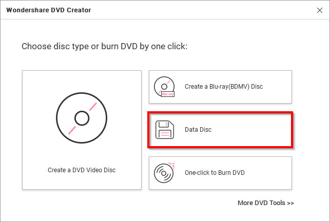 How to Burn Pictures to CD - Select Data Disc