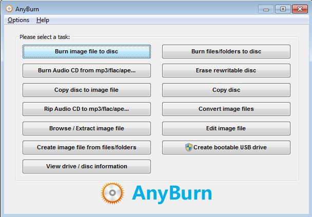 Burn SD Card to CD for Backup - AnyBurn