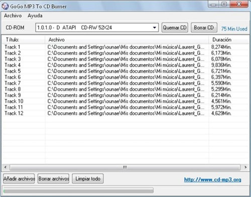 Burn SD Card to CD for Backup - GoGo MP3 to CD Burner