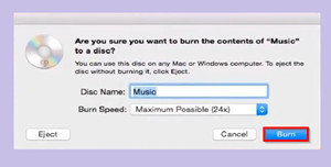 How to Burn Songs to CD - Start Burning