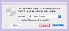 How to Burn WAV to CD - Insert Blank Disc