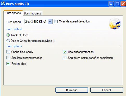 Principais queimadores de CD para Windows 10 - CDBURNERXP