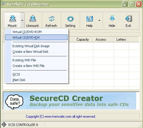 Easy CD Burner for PC - Total Mounter