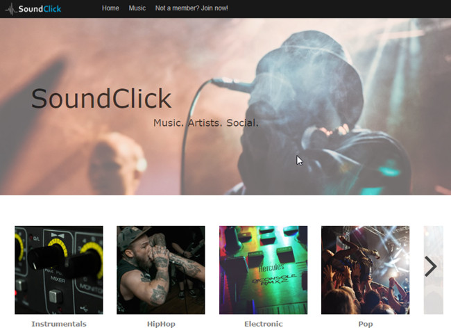 Free Music Sites to Burn CD - SoundClick