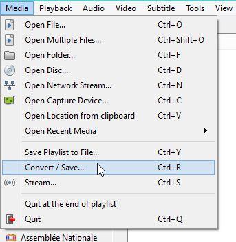 How to Convert audio cd using vlc on windows-open VLC payler