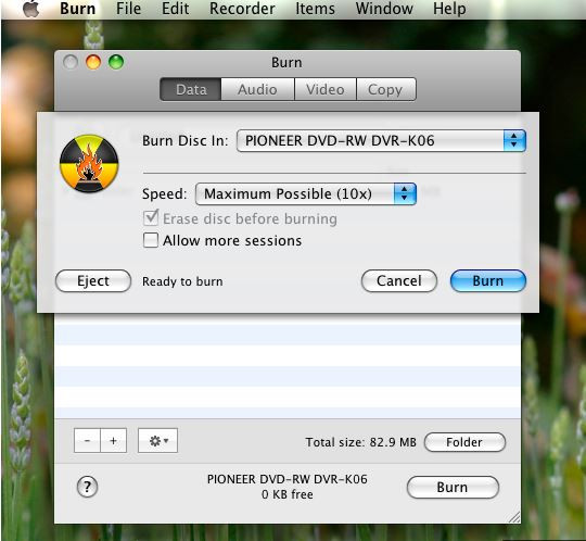 album cd burner for mac