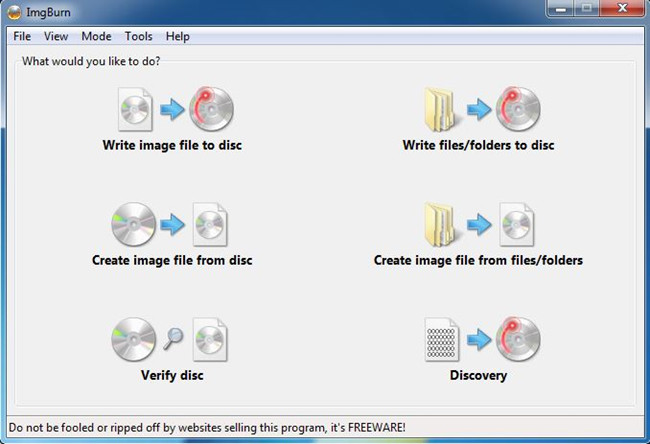 Most Helpful Free CD Burner - ImgBurn