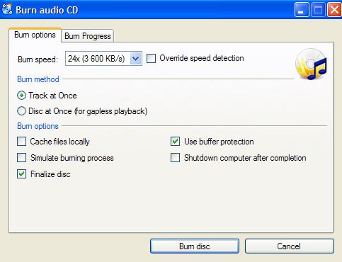 Most Helpful Free CD Burner - CDBurnerXP