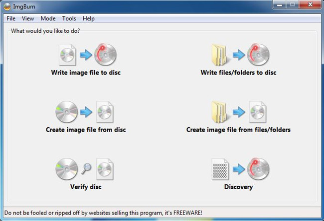 MP4 to CD Burners - ImgBurn