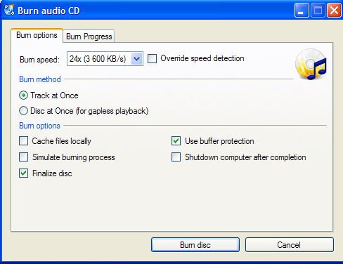 Troubleshooting Built-in CD Burner Not Working - CDBurnerXP