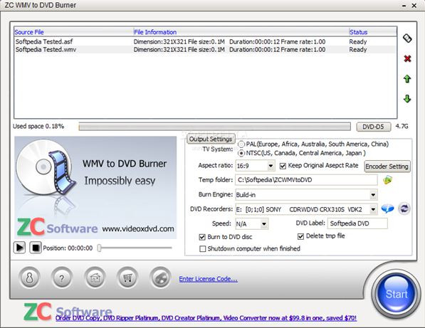 Use Windows Media Player to Burn CD on Computer - Apollo WMV/ASF/ASX to DVD Burner