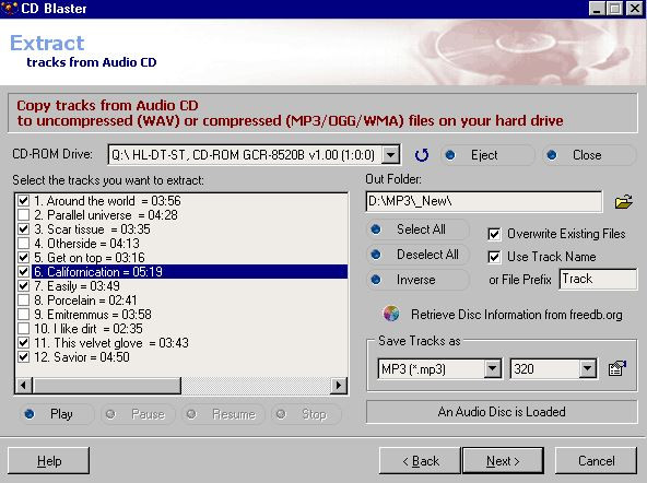 Free Audio CD Burner - Download