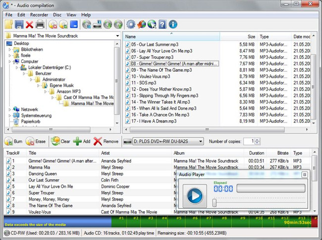 Top Windows XP CD Burner - CDBurnerXP