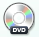 voeg DVD-pictogram toe