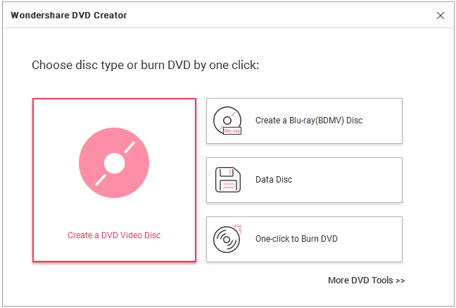 burn dvd with wondershare video converter