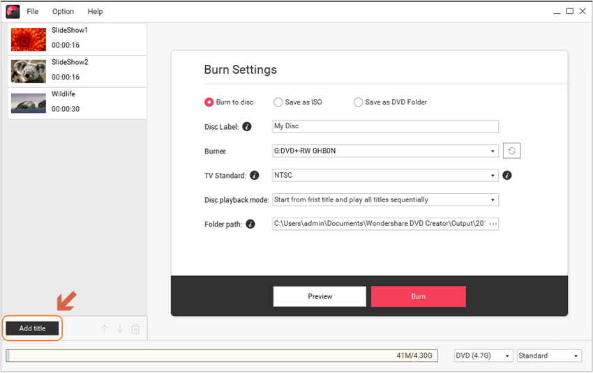 Comment graver un dossier DVD sur un disque DVD?