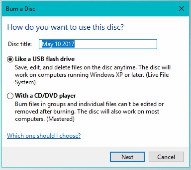 How To Burn Data Dvd In Windows 10 8 7