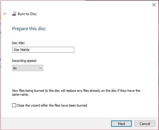 How To Burn Data Dvd In Windows 10 8 7