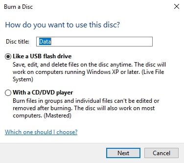 How To Burn Data Dvd In Windows 10 8 7