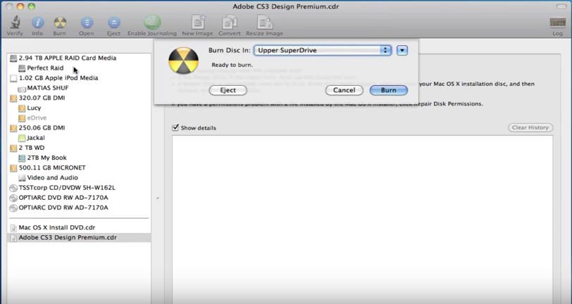 what format must is use to convert to a dvd-r using burn for mac (mountain lion)