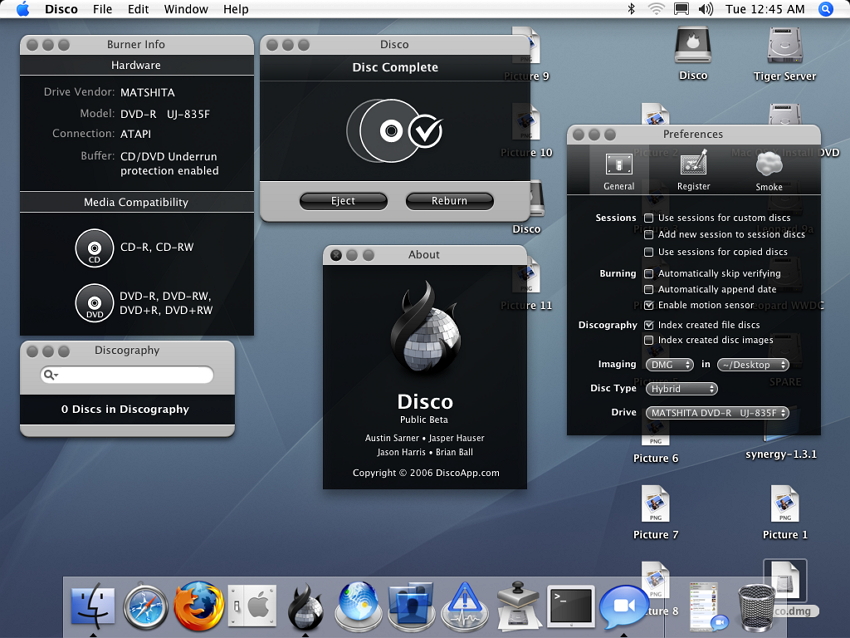 Disco pour Mac