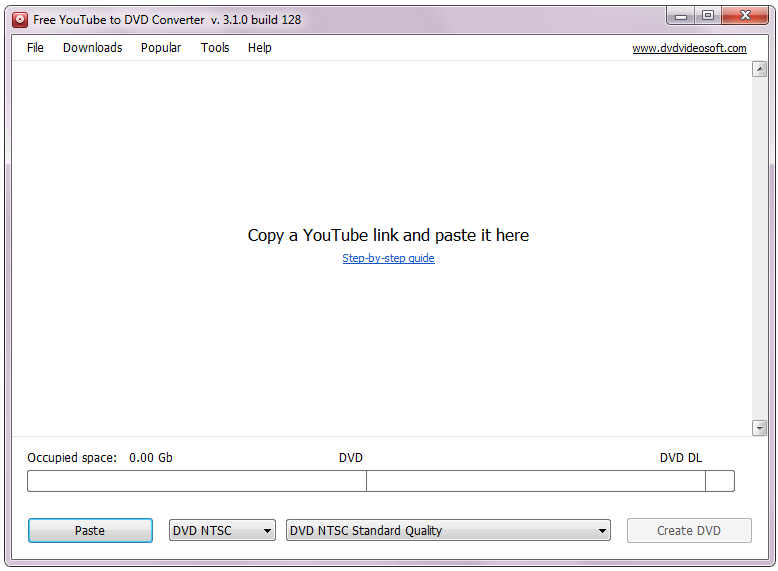 Scarica, installa e apri il convertitore gratuito YouTube in DVD sul Windows