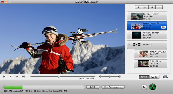 software de gravação de dvd para mac