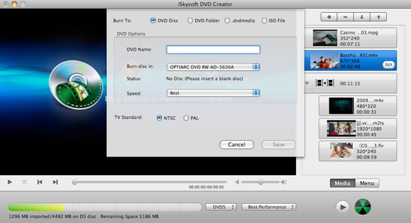 burn movie to dvd software for mac