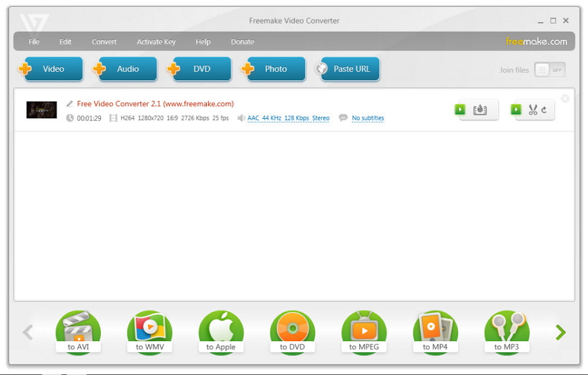 mkv in dvd gratuitamente con Freemaker