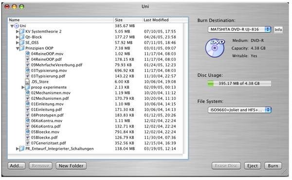 dvd software burner for mac