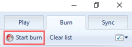 burn files to DVD with Windows Media Player